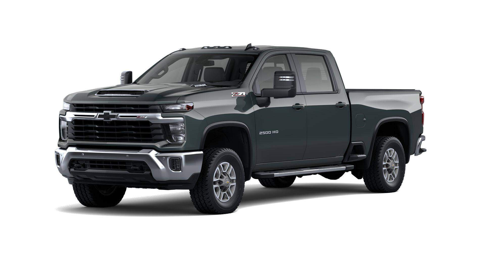 2026 Chevrolet Silverado 2500 HD LT in Cypress Gray — front three-quarter view