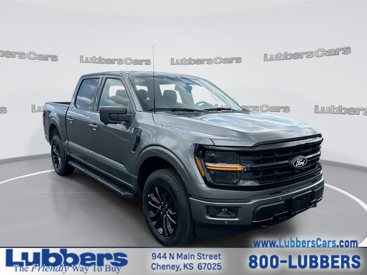 2026 Ford F-150 XLT in Carbonized Gray Metallic — front three-quarter view