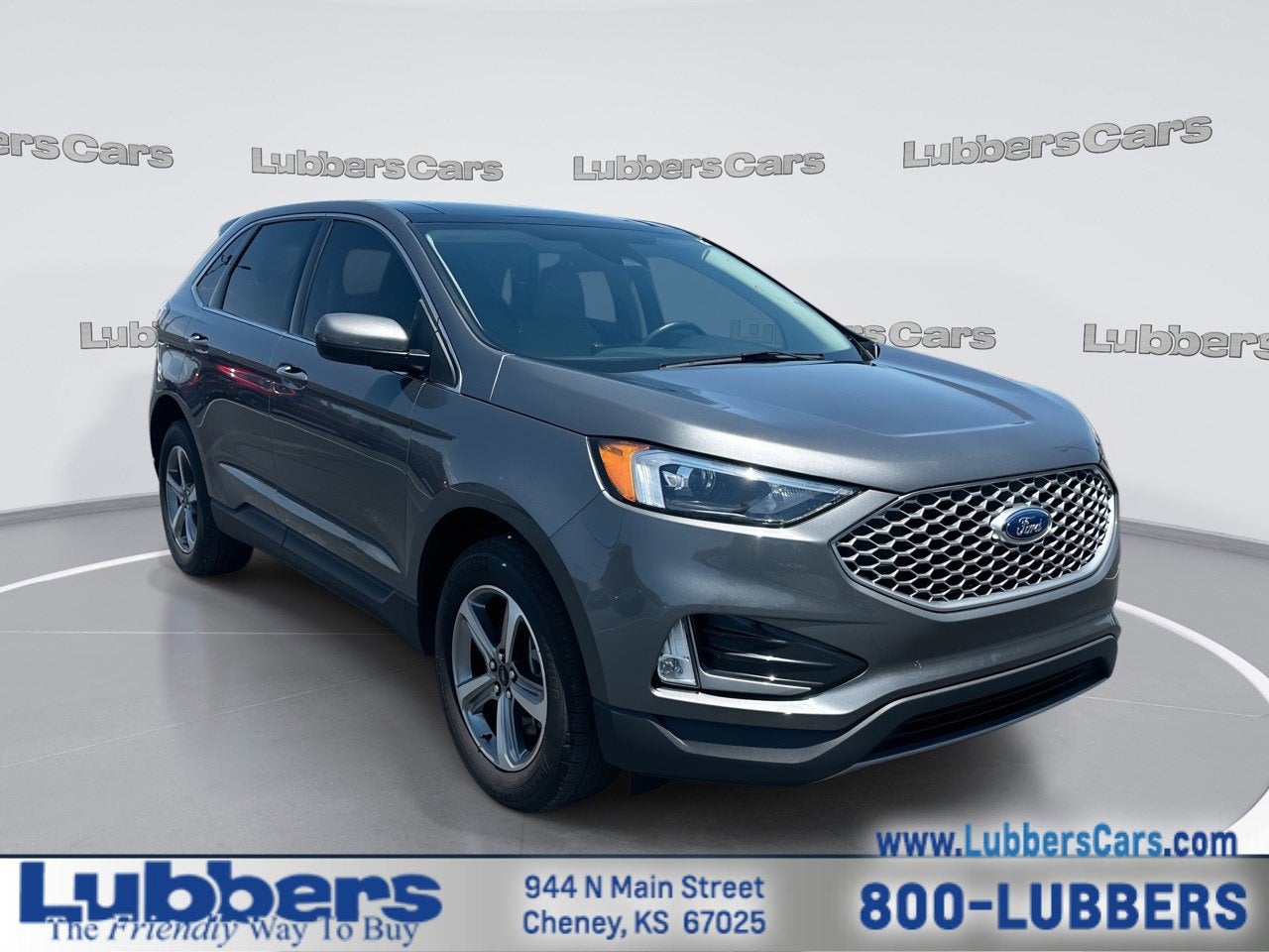 2024 Ford Edge SEL in Gray — front three-quarter view