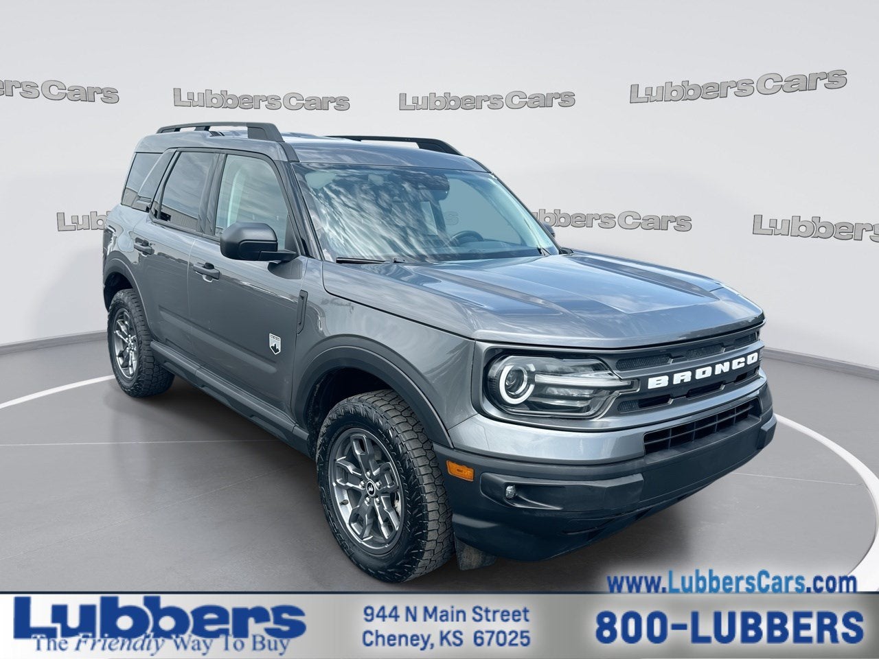 2023 Ford Bronco Sport Big Bend in Carbonized Gray Metallic — front three-quarter view