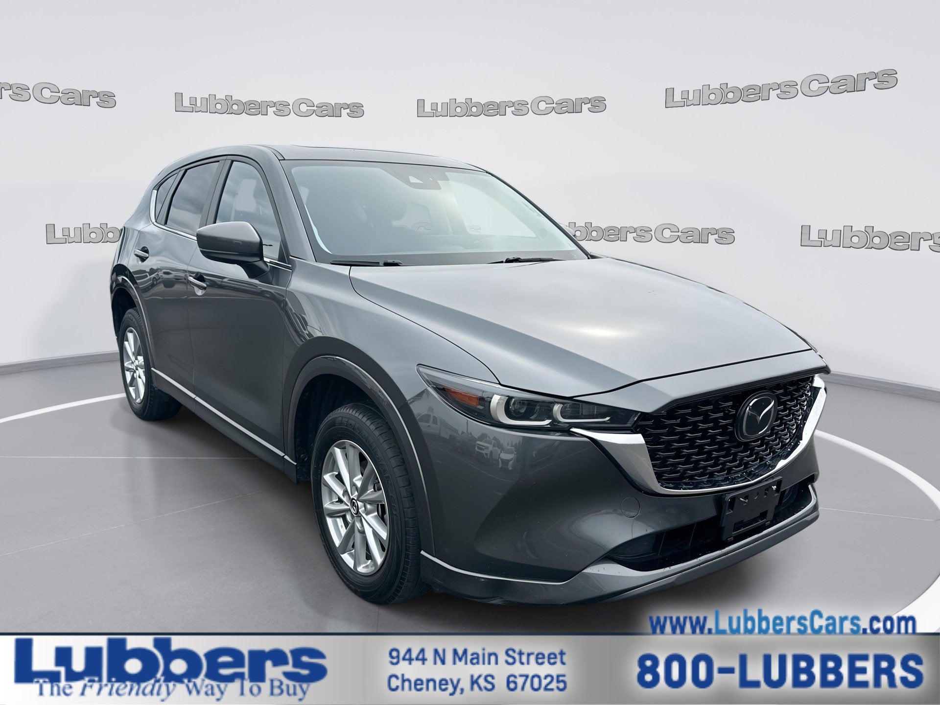 2024 Mazda Mazda CX-5 2.5 S Preferred Package in Machine Gray Metallic — front three-quarter view
